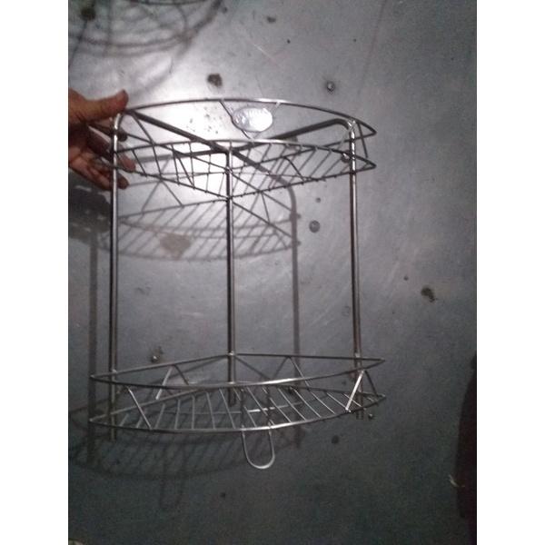Kệ Góc Đựng Sữa Tắm Dầu Gội Trong Nhà Tắm INOX 304/ Kệ Đựng Gia Vị Trong Nhà Bếp