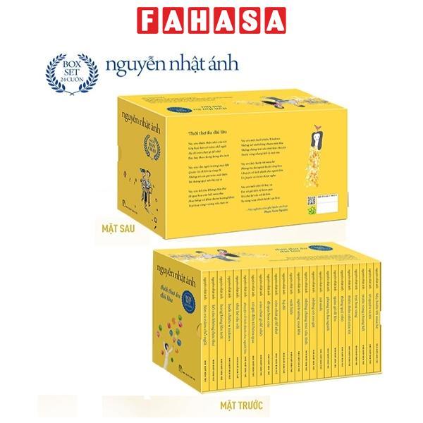 Thời Thơ Ấu Dài Lâu - Nguyễn Nhật Ánh - Boxset Vàng Ấm Áp  - Tặng Kèm Giấy Note Hình Vuông