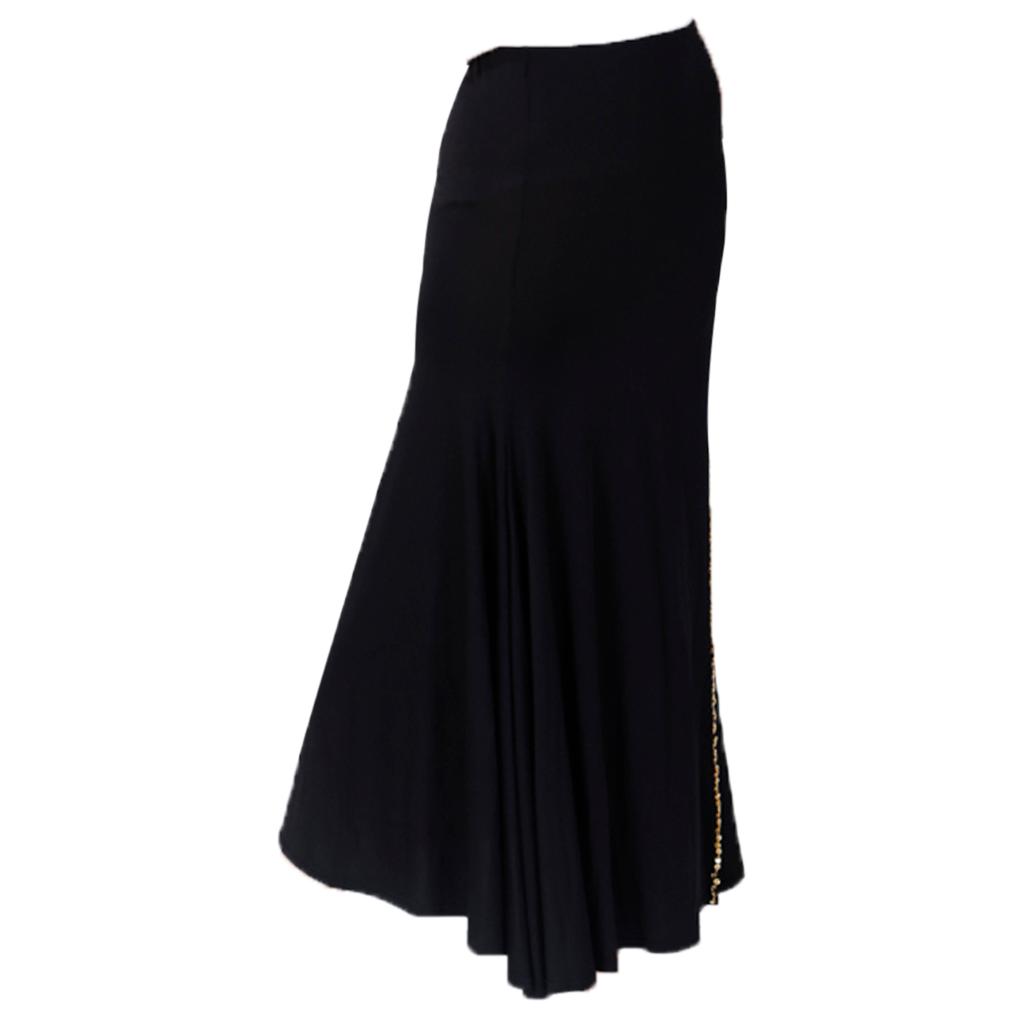Women's Belly Dance Costumes One Side Slit Long Skirt Tight Hip Split Skirt