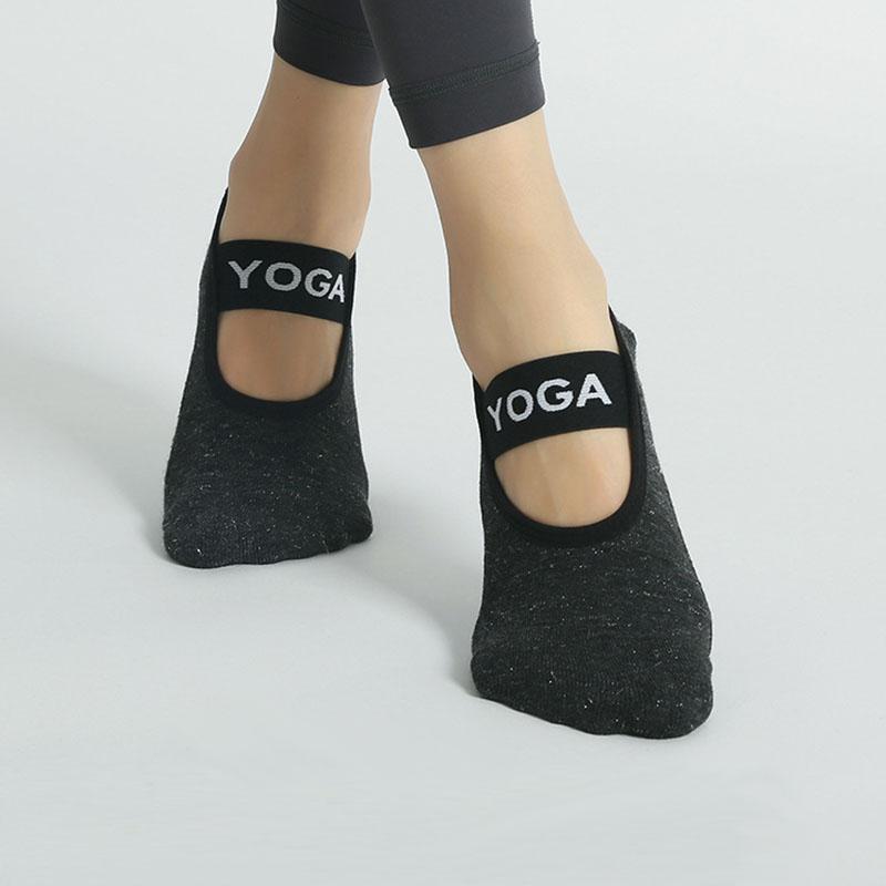 Vớ Yoga Summer Women Cotton Dot silicone không chống trượt Pilates No-Show vớ Color: yellow green Size: EUR 35-40 US 4.5-8.5