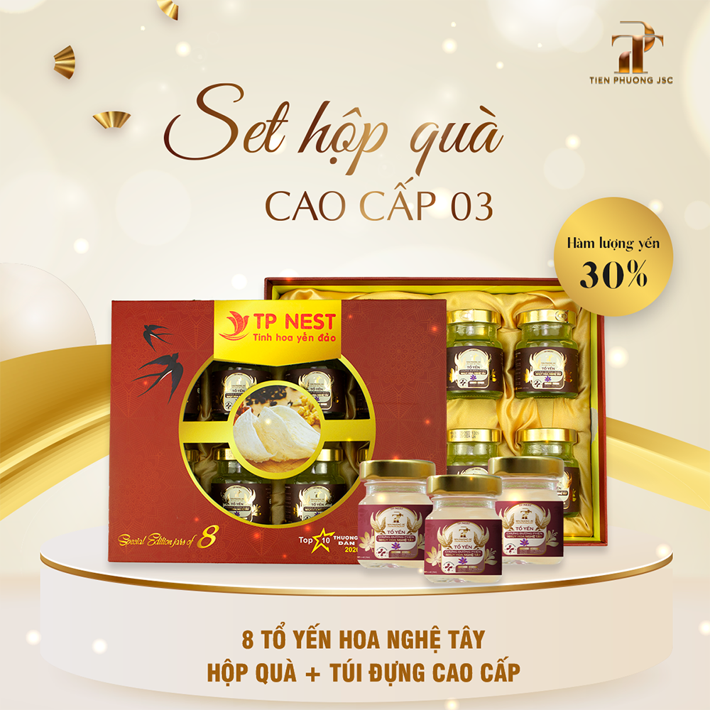 Set hộp quà yến Cao cấp 03 - Tiến Phương JSC