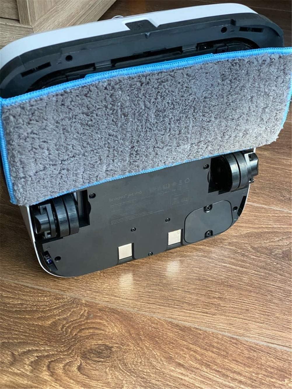 Bộ 6 cây lau nhà giặt được cho IRobot Braava Jet M6, gồm 3 khăn lau ướt và 3 khăn lau khô