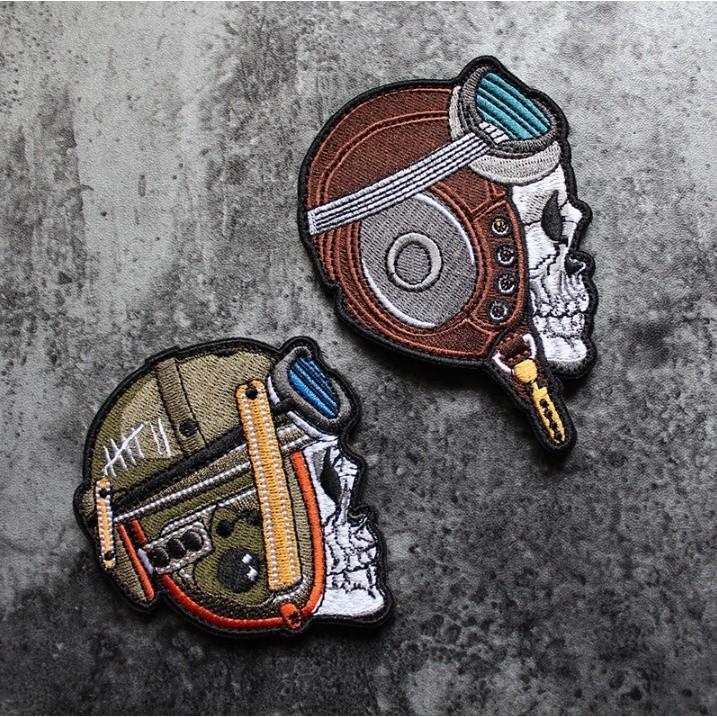 Patch vải velcro chiến binh dán ba lô, nón , quần áo , túi xách