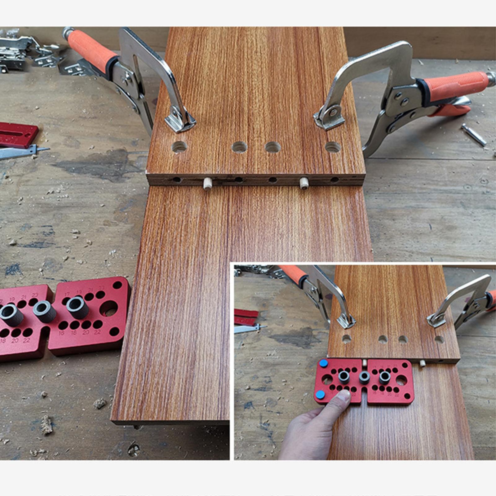 Dowel Jig Punch Hole Drilling Guide Positioner Positioning Puncher Locator