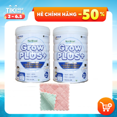 Combo 2 hộp Sữa Bột Nutifood Enplus Gold (900g) – DD hàng ngày cho người trưởng thành, Đặc biệt cho người bệnh-Tặng combo 2 khăn đa năng mềm mịm