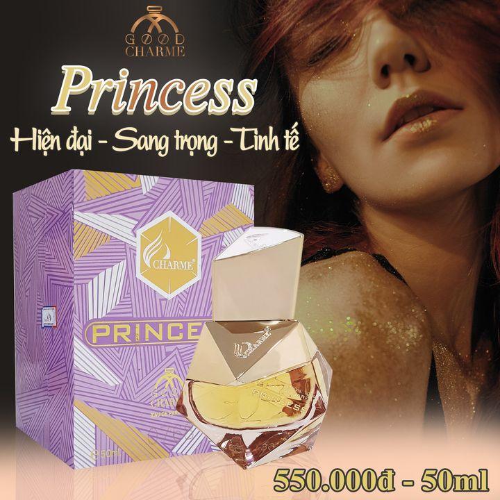 Nước hoa nữ cao cấp, Charme Princess, mùi hương nhẹ nhàng, sang trọng như một nàng công chúa, 50ml