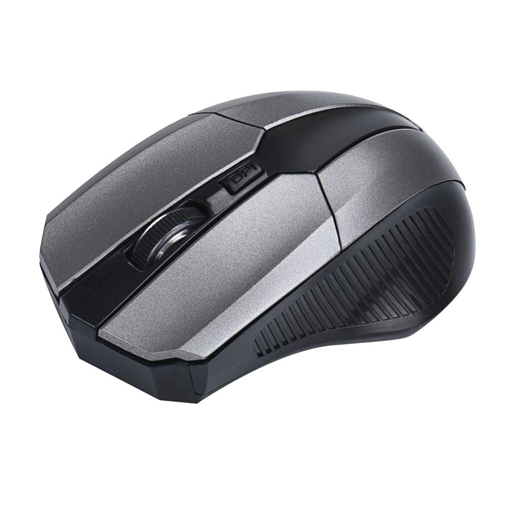 Wireless Optical Mouse, 2.4G Noiseless Mouse with USB Receiver - Portable Computer Mice for PC, Tablet, Laptop
