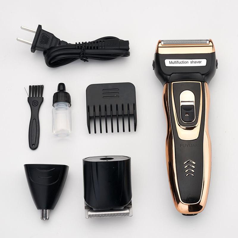 Máy Cạo Râu Đa Năng 3 in 1 - Máy Cạo Râu Khô Không Đau Rát Với 2 Lưỡi Cạo Siêu Nhanh Siêu Sắc
