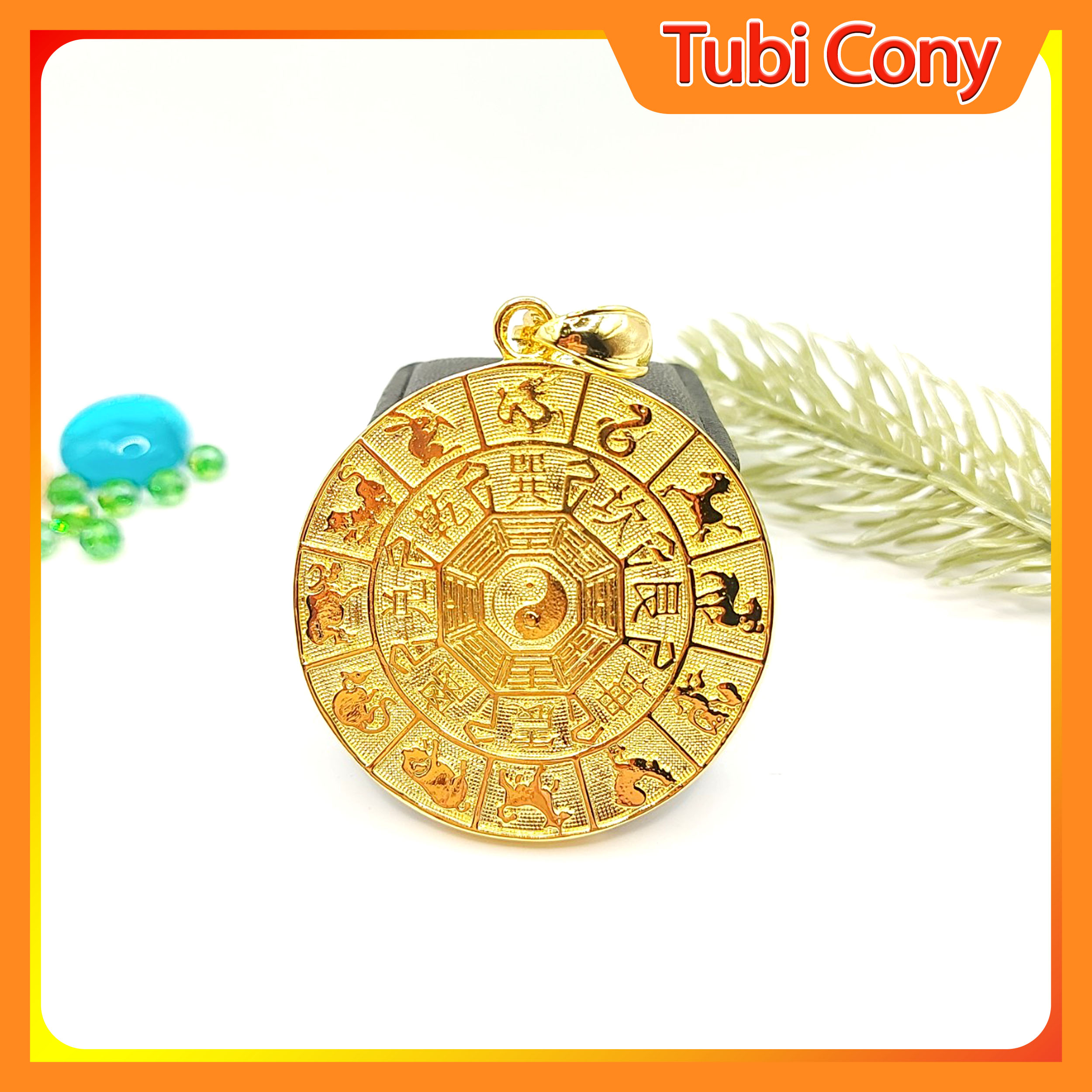 Mặt dây chuyền nam 12 con giáp - Bền Màu