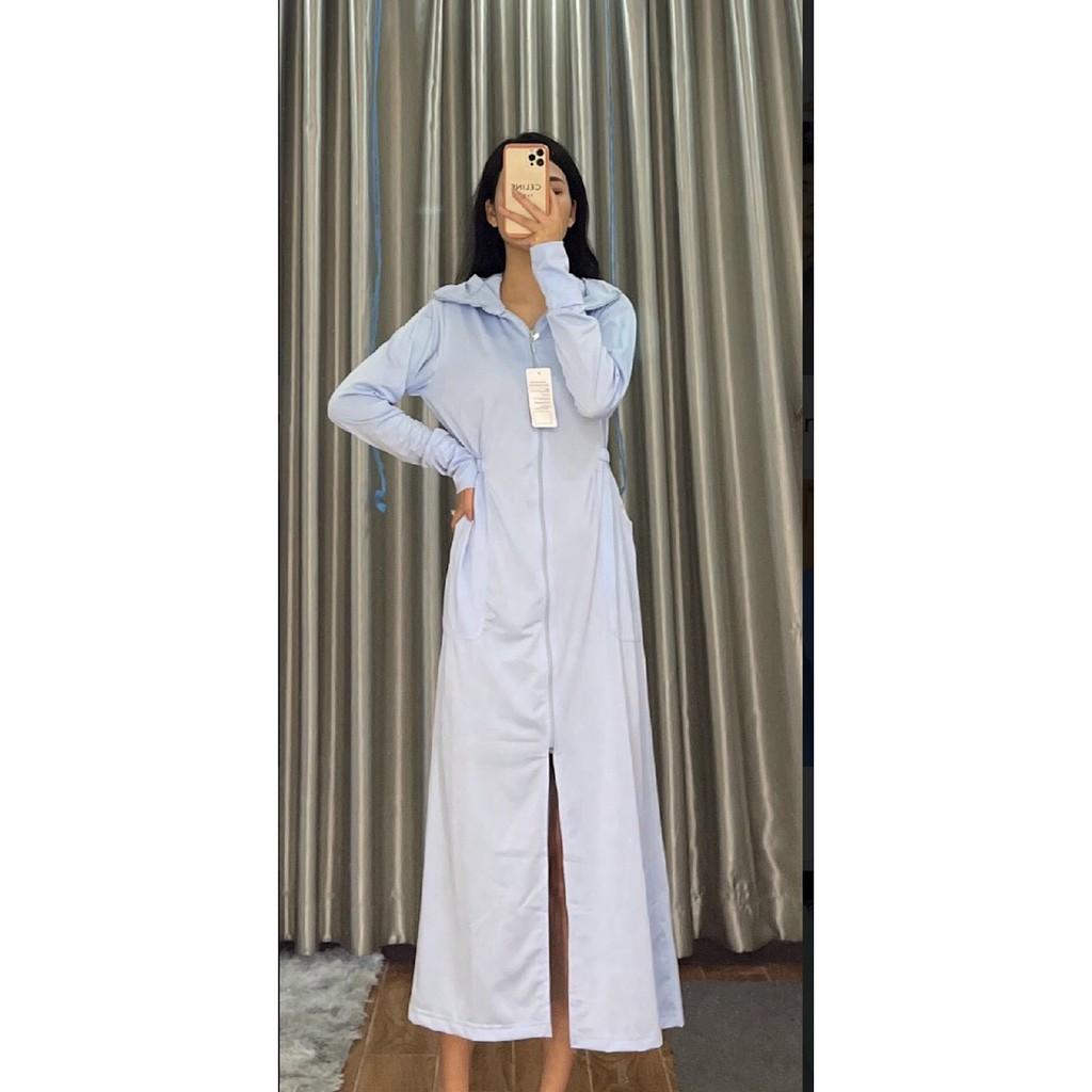 Áo Chống Nắng Nữ Toàn Thân Thông Hơi Dáng Dài