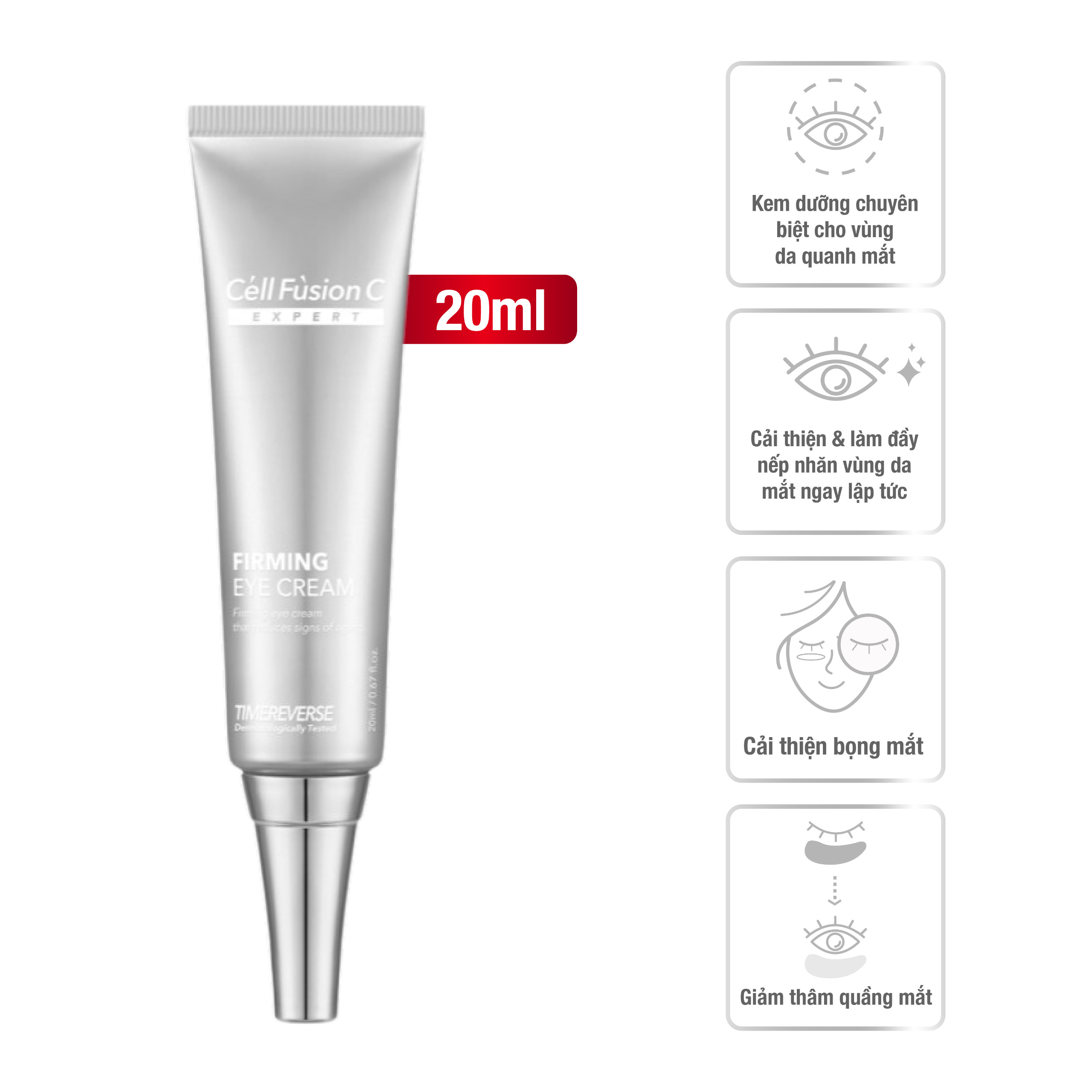 Kem dưỡng săn chắc, ngăn ngừa lão hóa Cell Fusion C Expert Time Reverse Lifting Cream