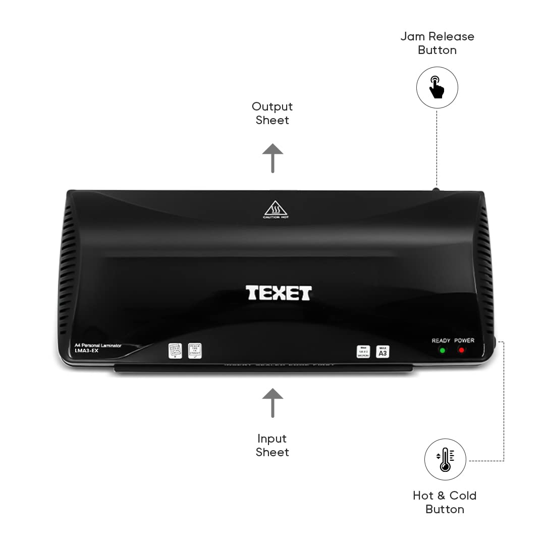 Máy ép nhựa tự động khổ A3 TEXET LMA3-V