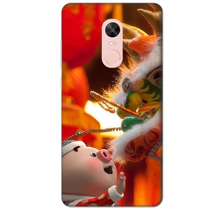 Ốp lưng dành cho điện thoại XIAOMI NOTE 4X Heo Múa Lân