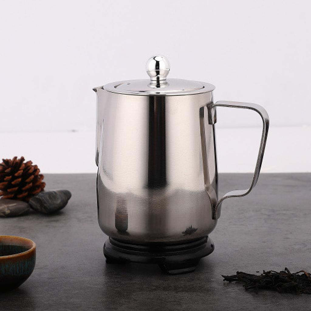 Stainless Steel Dripless Tea Pot Metal Hot Water Coffee Tea Pot Metal Teapot