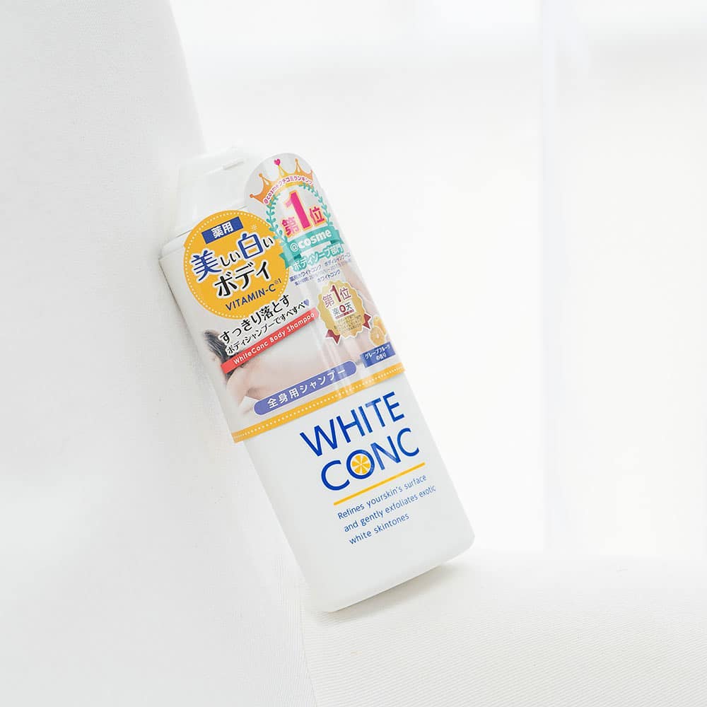 Set Sữa Tắm Dưỡng Trắng Da Và Kem CC Dưỡng Trắng Da Toàn Thân White Conc (Set 360ML &amp; 200G)
