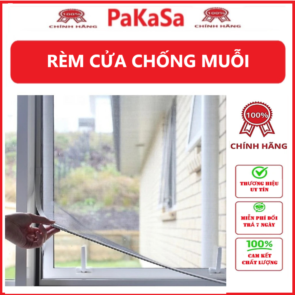 Rèm Chống Muỗi, Côn Trùng 1.3m x 1.5m - Vải Lưới Mỏng - Hàng chính hãng 