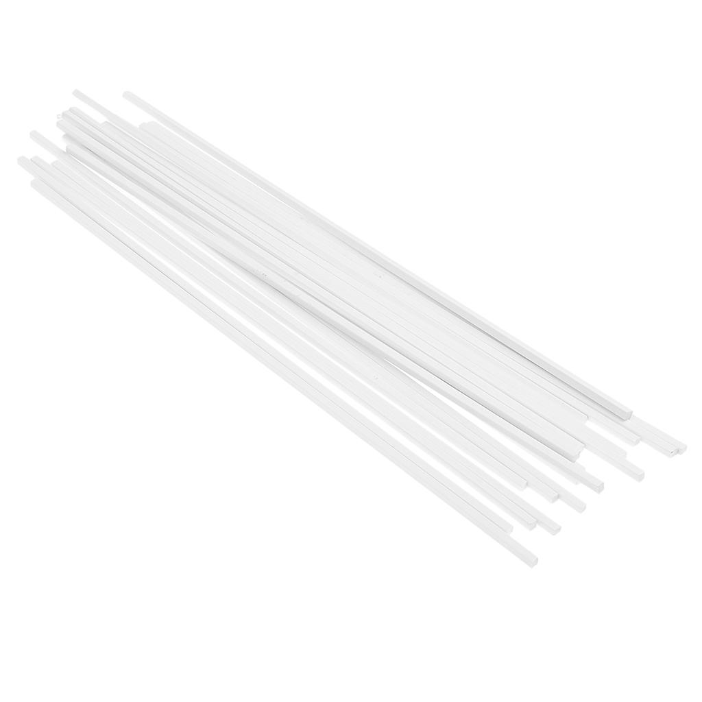 20 PC Vuông Thanh Nhựa ABS Gậy Chụp Hình Kiến Trúc Cảnh Quan Phụ Kiện 3X250 Mm