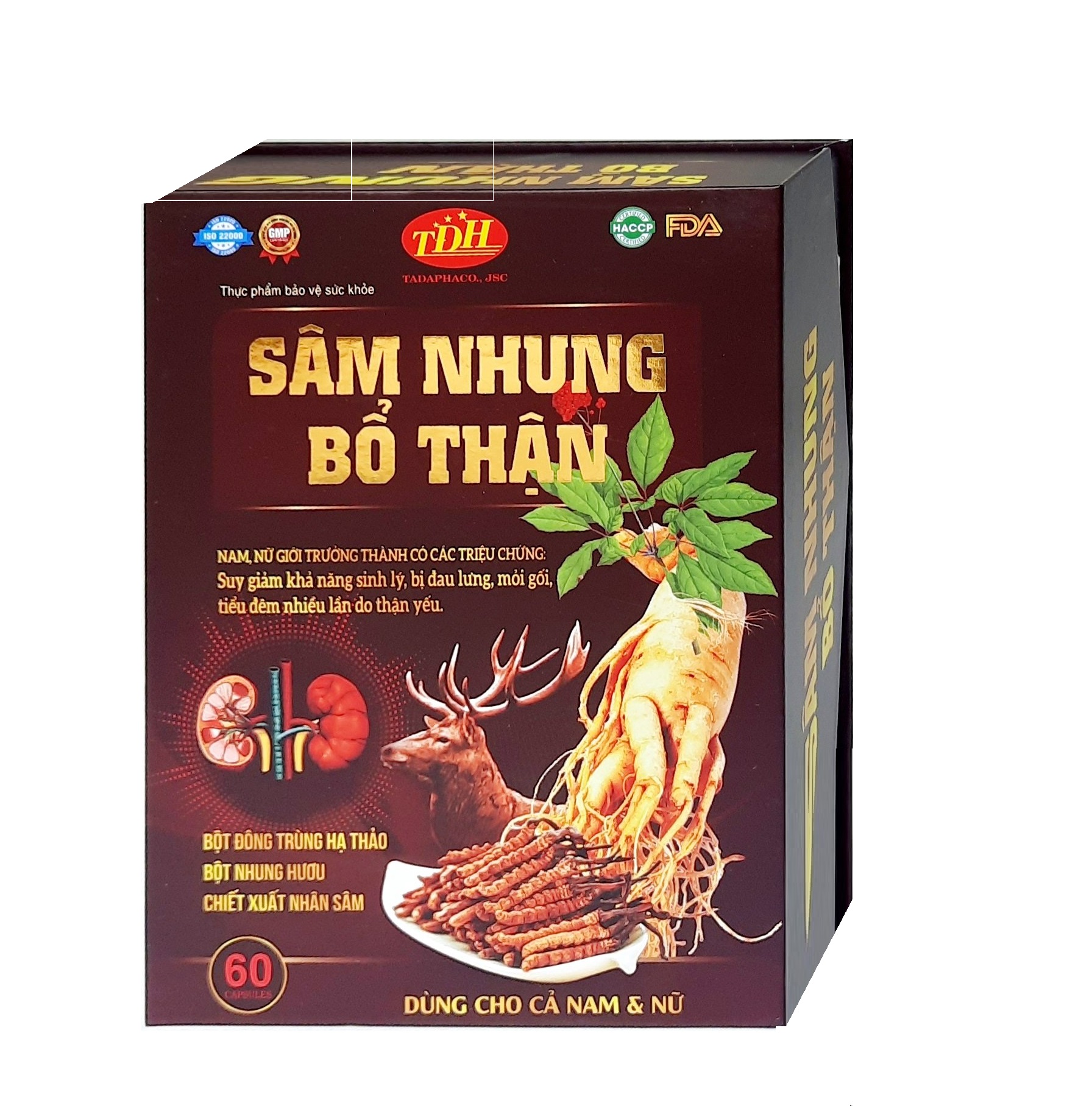 Viên Uống Sâm Nhung Bor Thận nam giới