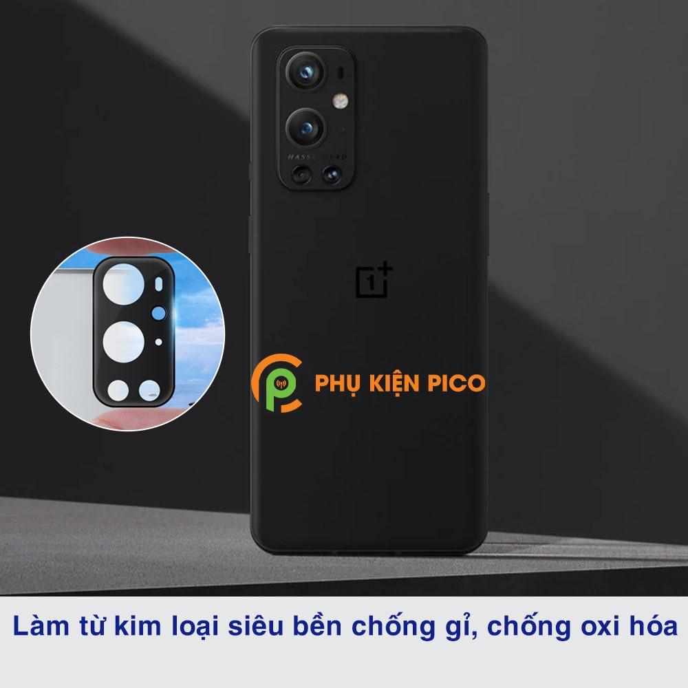 Dán camera Oneplus 9 Pro khung kim loại bảo vệ an toàn camera sau - Ốp viền camera Oneplus 9 Pro