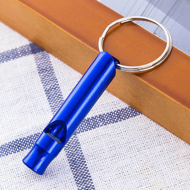 Combo 3 Móc Khóa Di Động Hợp Kim Huýt Sáo Cứu Hộ Khẩn Cấp, Cứu Sinh Cắm Trại