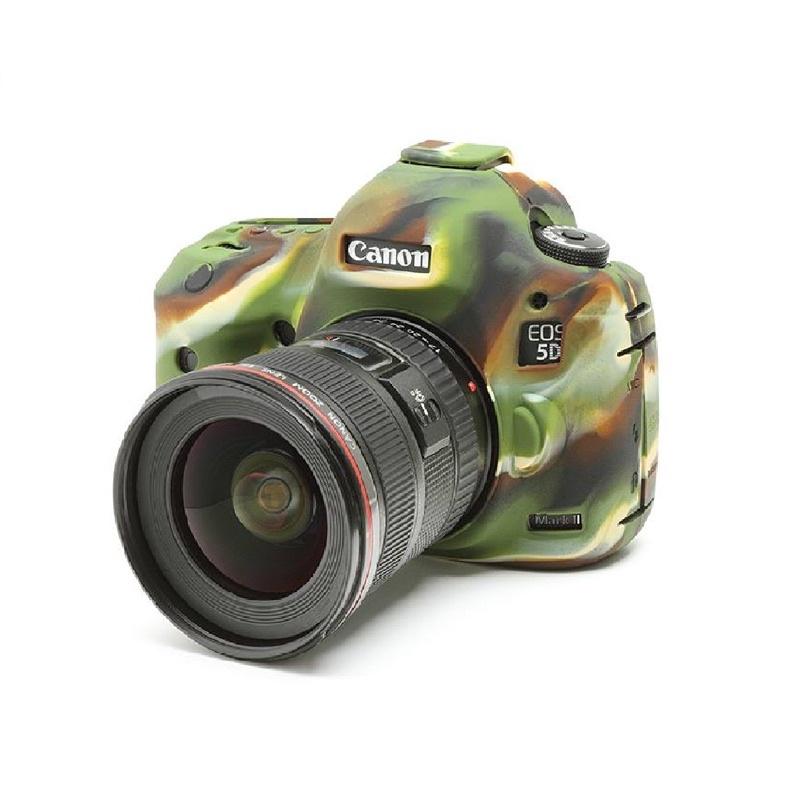 Vỏ cao su - Cover máy ảnh cho Canon 5D4 (màu camo/màu đỏ/màu đen