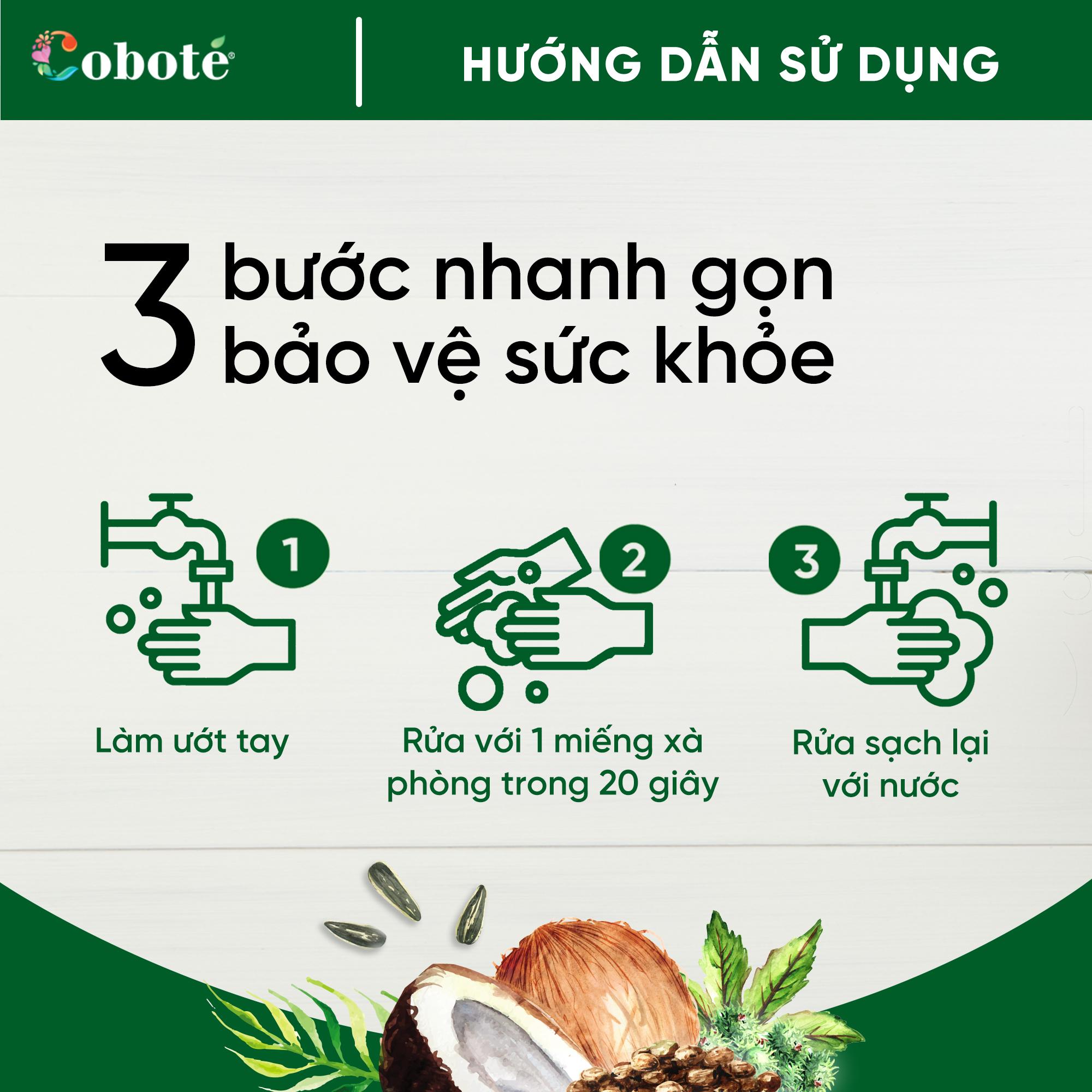 Xà phòng lá rửa tay Coboté 30g