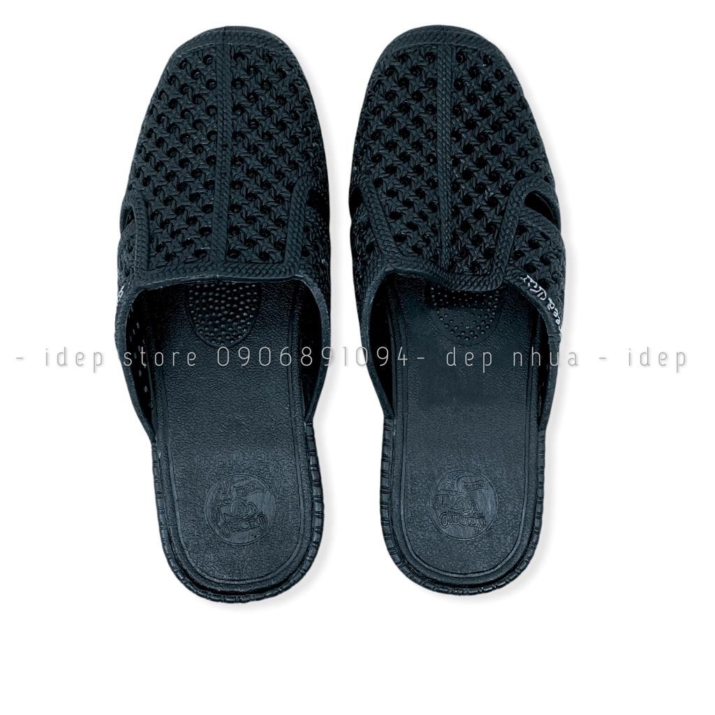 Dép Sục tổ ong bít mũi nhiều màu nhựa mềm lỗ thoáng khí đi mưa chống trơn trượt iDÉP - SL030