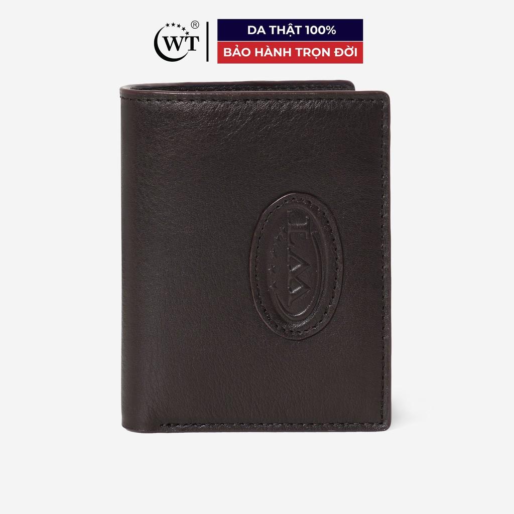 Ví Da Nam Da Bò Cao Cấp Màu Nâu WT Leather 010204501