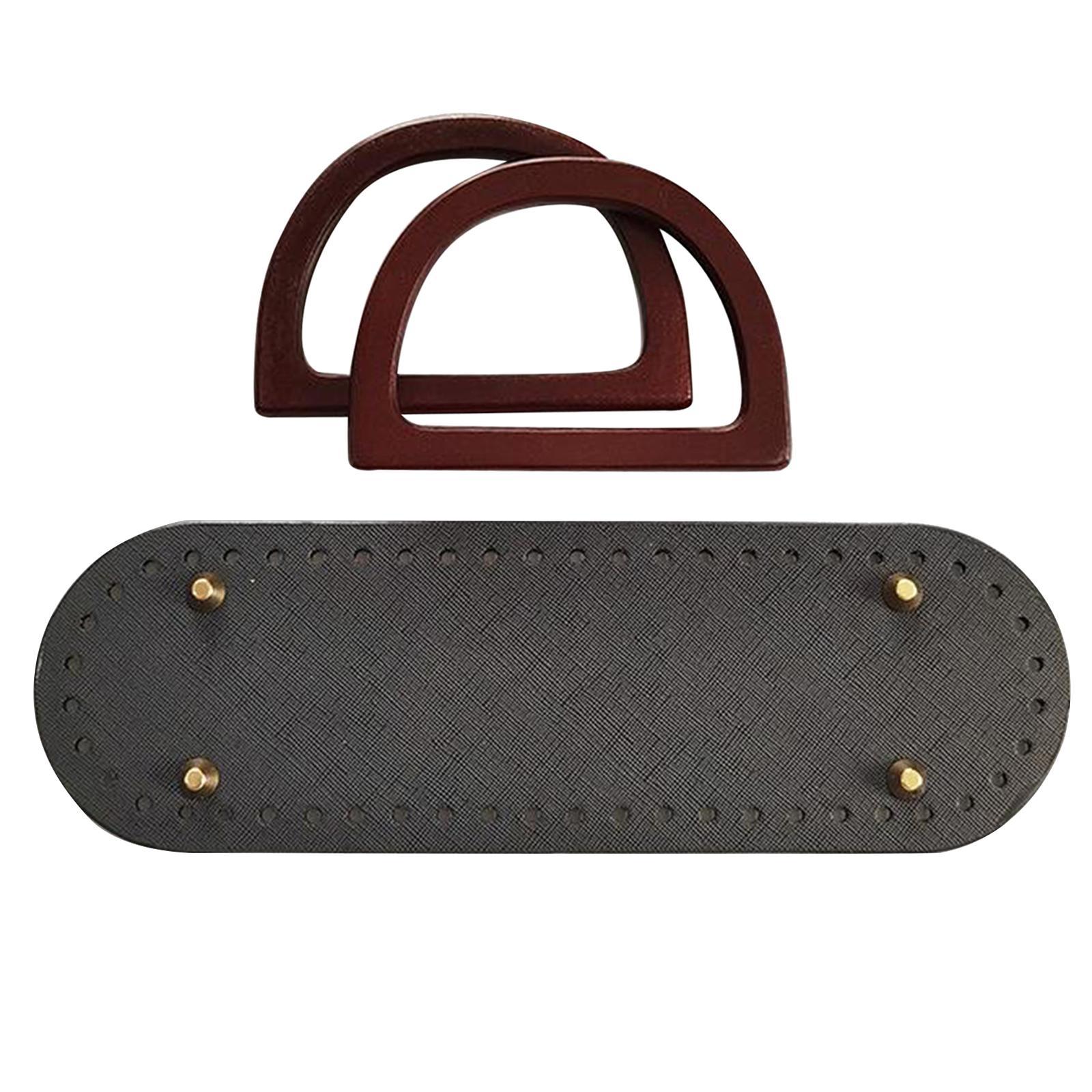 4Pcs Hardened DIY Crochet Bag Bottom mat Insert Handbag Accessories