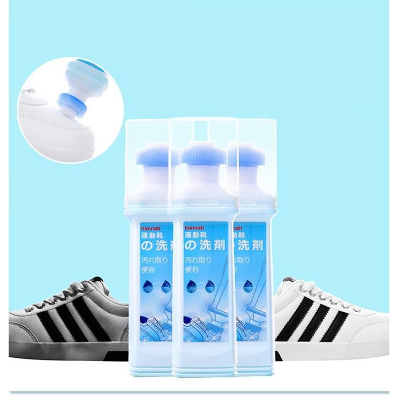 Chai Tẩy Trắng Giày kèm đầu cọ Nhật Bản HANNAH chính hãng