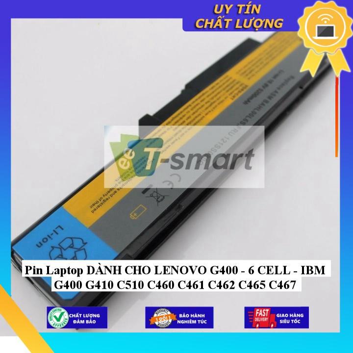 Pin Laptop dùng cho LENOVO G400 - 6 CELL - IBM G400 G410 C510 C460 C461 C462 C465 C467 - Hàng Nhập Khẩu  MIBAT667