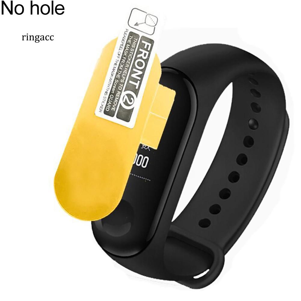Set 3 Miếng Dán Màn Hình Trong Suốt Chống Trầy Cho Đồng Hồ Thông Minh Xiaomi Miband 3