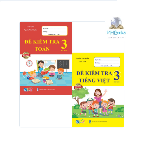 Sách - Combo Đề Kiểm Tra Toán và Tiếng Việt 3 - Học Kì 2