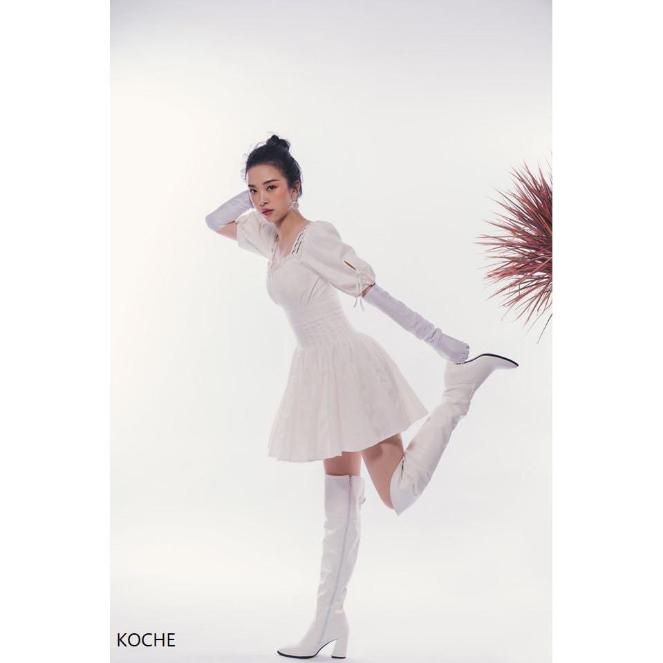Đầm thiết kế tay phồng Koche dress - đầm đi tiệc thiết kế - Váy xòe - đầm dự tiệc