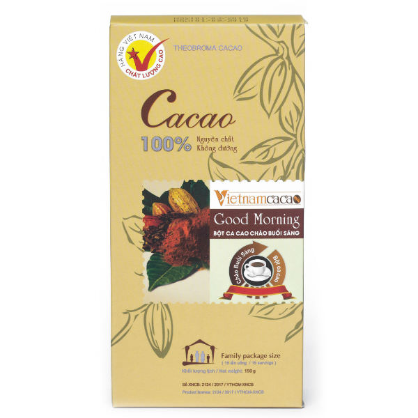 Bột Cacao Nguyên Chất Good Morning Vietnamcacao (150g)
