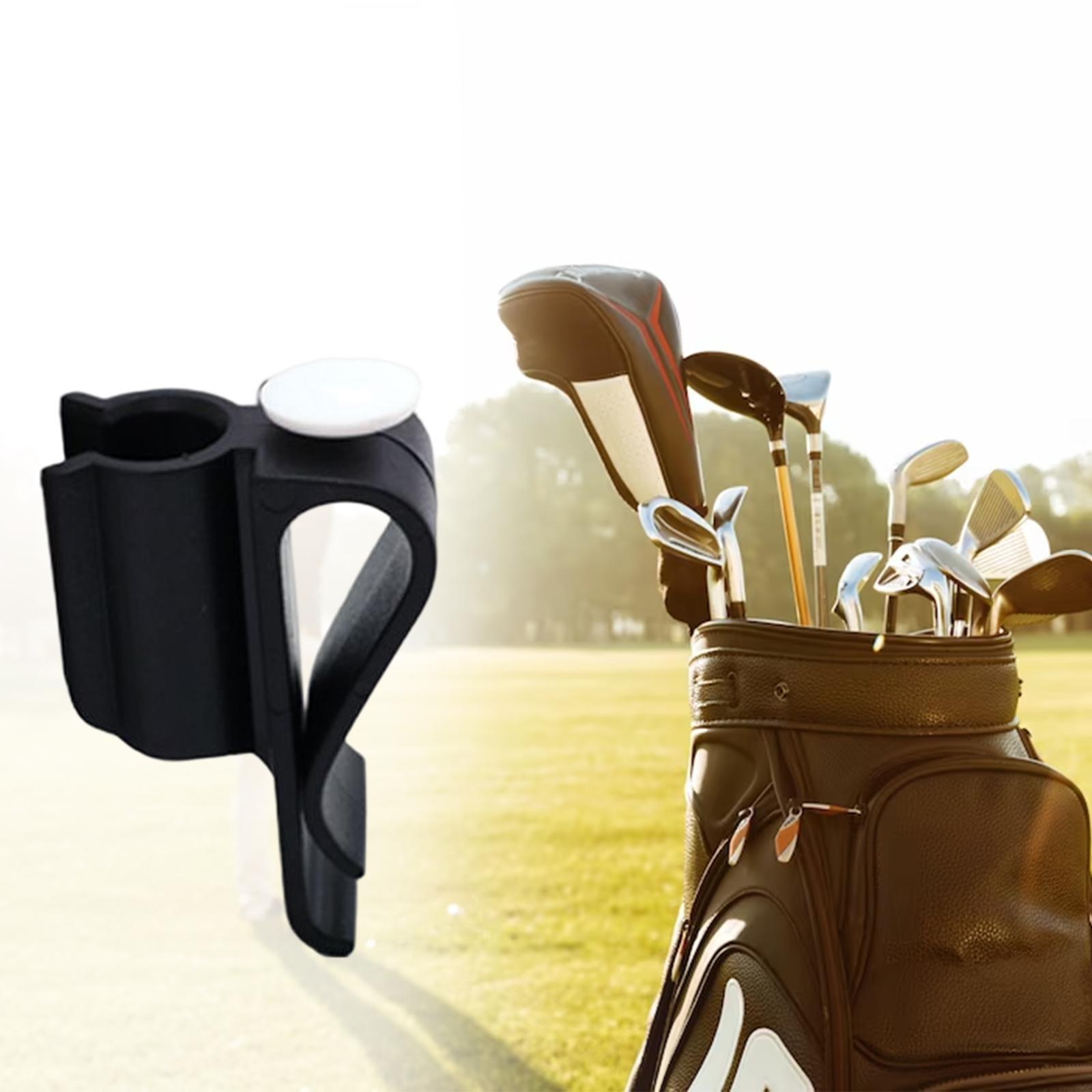 Ball Marker Protector Organizer Golfer Golf Bag Clip On Putter Clamp Holder