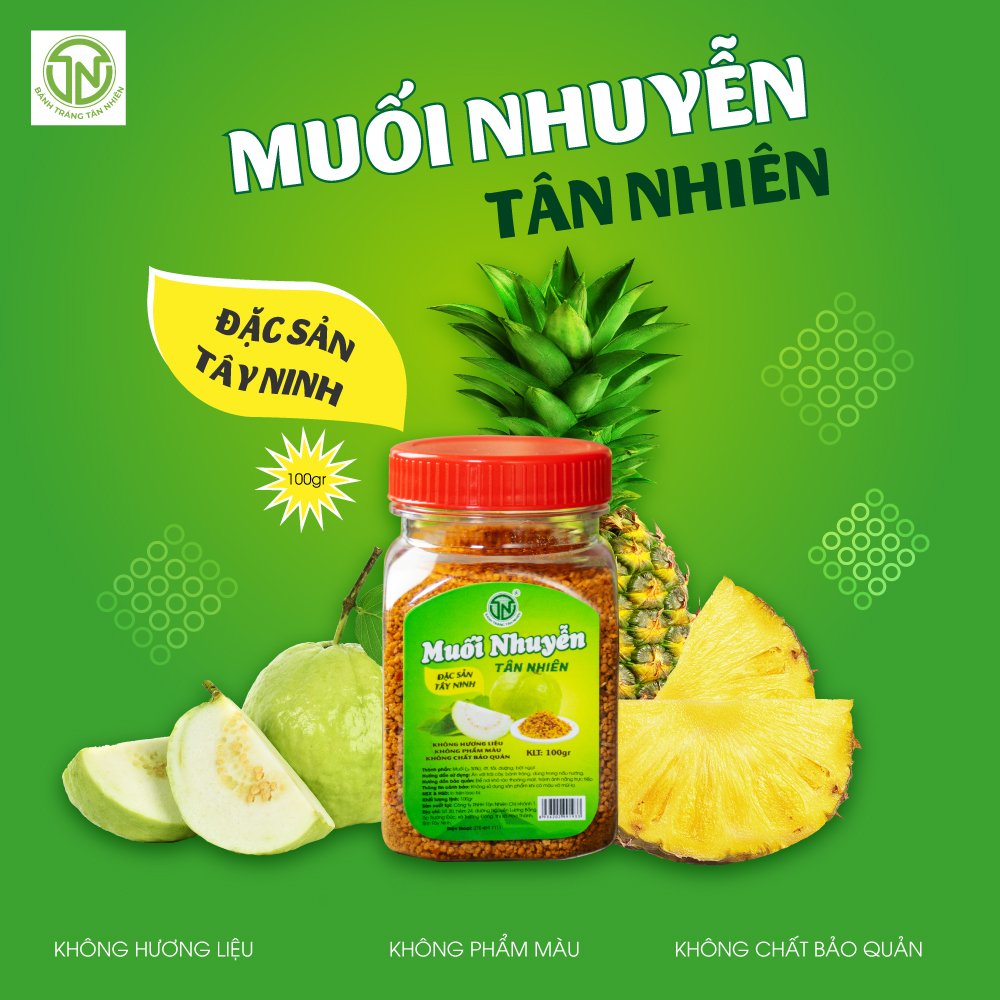 Muối Nhuyễn Tân Nhiên - Đặc Sản Tây Ninh