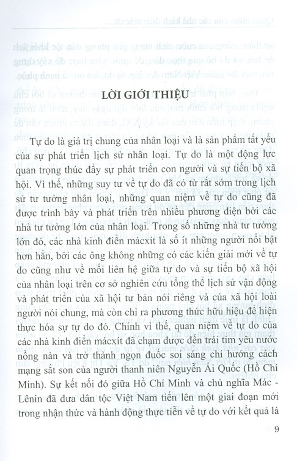 Quan Niệm Của Các Nhà Kinh Điển Mácxít Về Tự Do Và Sự Vận Dụng Ở Việt Nam Hiện Nay