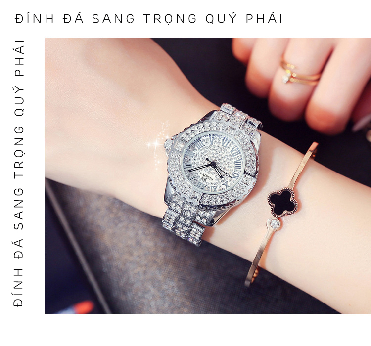 Đồng hồ nữ OLIKA8040 Đính Kim Cương, Mẫu bán chạy số 1 hiện nay