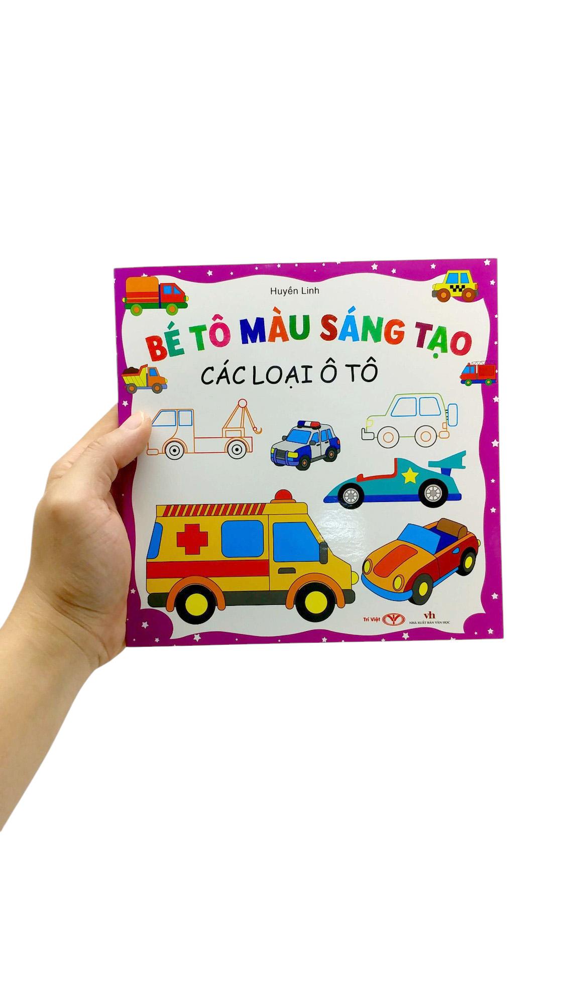 Sách - Bé Tô Màu Sáng Tạo - Các Loại Ô Tô