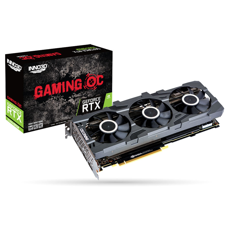 Card Màn Hình VGA INNO3D GeForce RTX 2080 SUPER GAMING OC X3 8GB - Hàng Chính Hãng