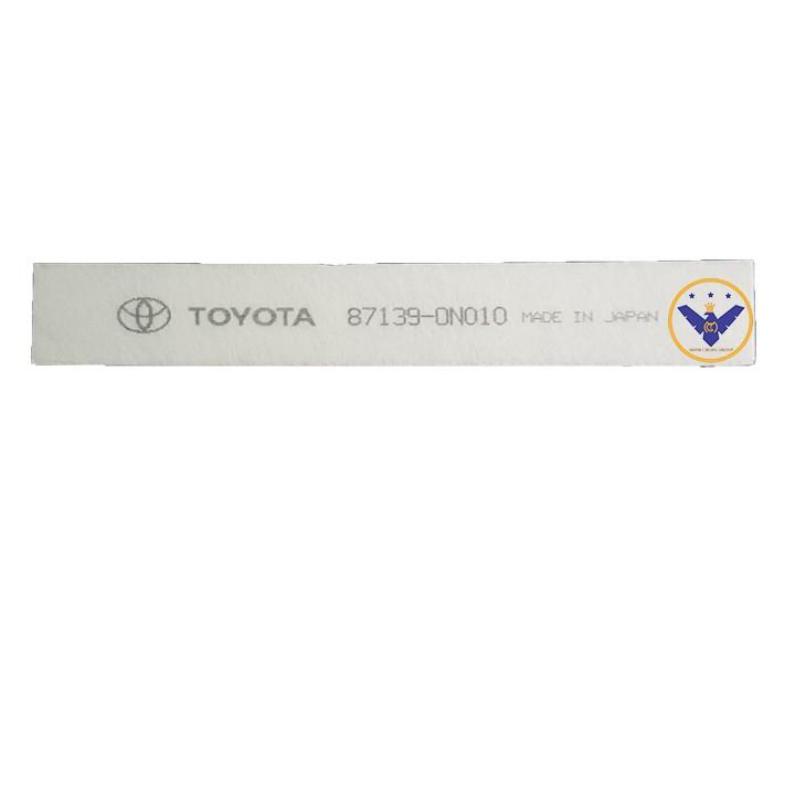 Lọc gió điều hoà Toyota Innova, Fortuner, Vios, Altis - 87139-0N010