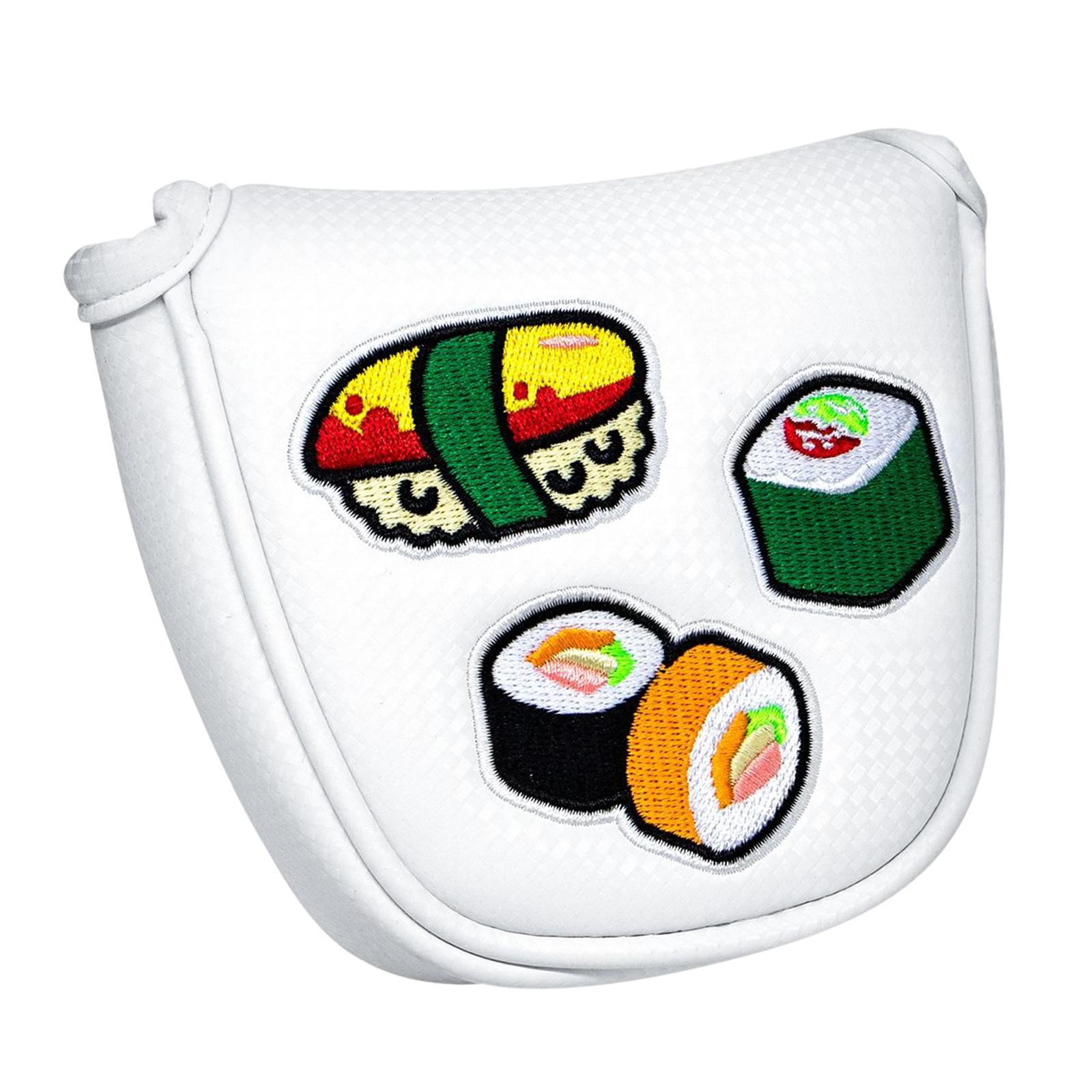 Golf Mallet Putter Head Cover Golf Club Headcover Embroidered Golf Putter Headcovers
