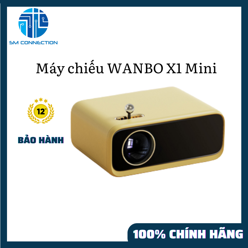 MÁY CHIẾU WANBO X1 MINI 4080P - HÀNG CHÍNH HÃNG