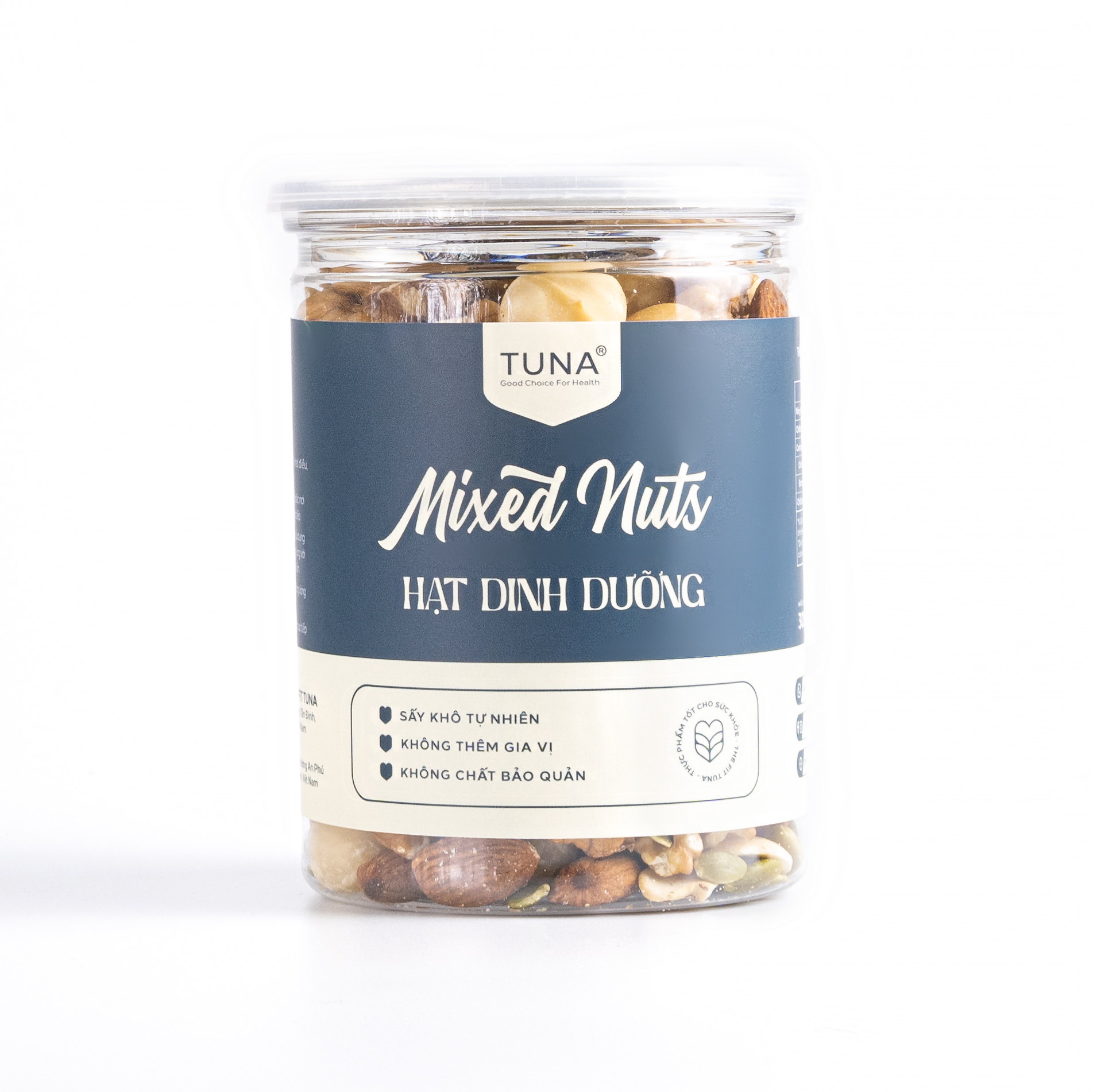 Mixed Nuts: Hạnh Nhân, Macca, Hạt Điều, Óc Chó,  Bí Xanh