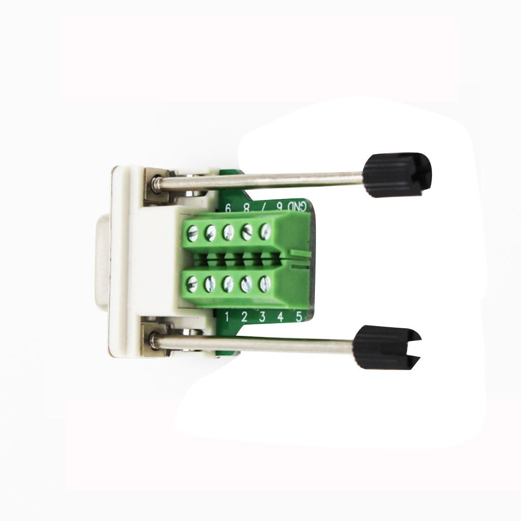 9 Pin RS232 DB9 Com Serial Port Female Converter Adapter Cable Connector