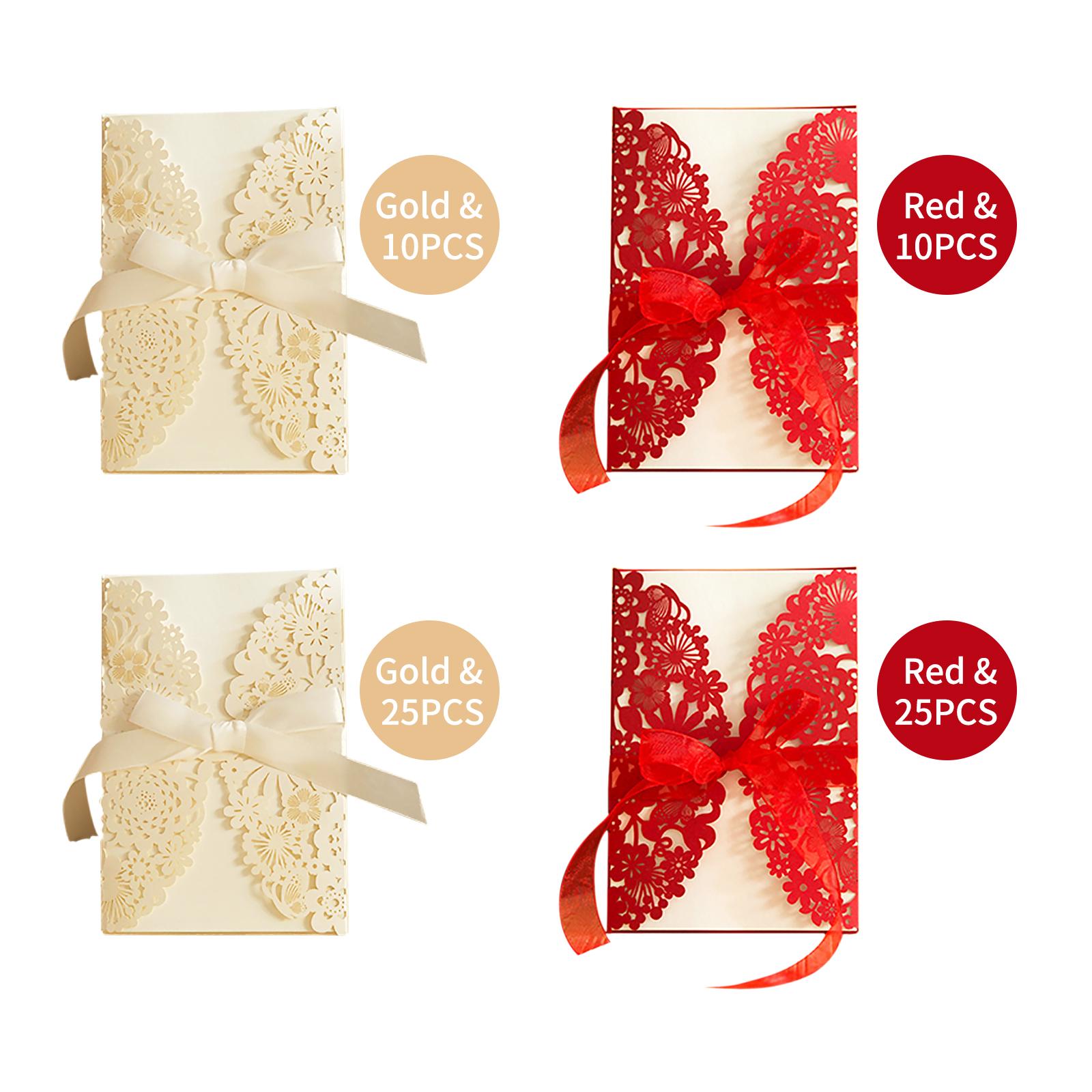 Thiệp Mời Đám Cưới Với Phong Bì Bowknot Cho Đám Cưới