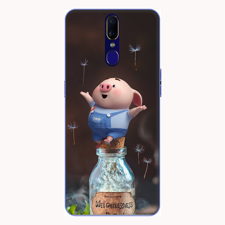 Ốp lưng điện thoại Oppo F11 hình Heo Con Thư Giãn - Hàng chính hãng