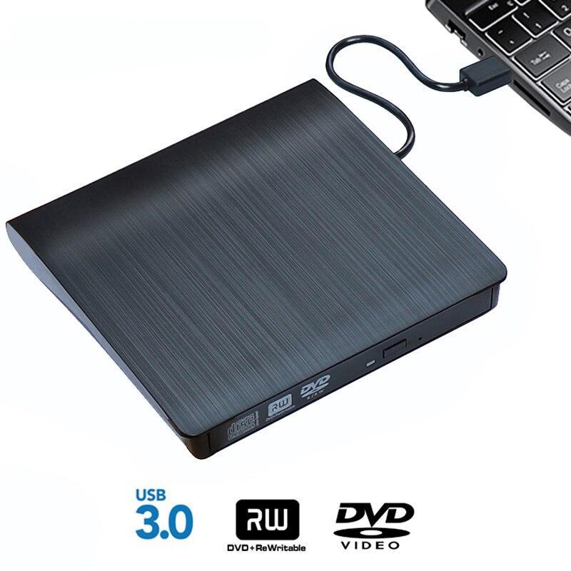 External DVD Drive USB 3.0 Type C cable Portable CD DVD RW Drive Writer Burner Optical Player Compatible For Laptop Desktop iMac