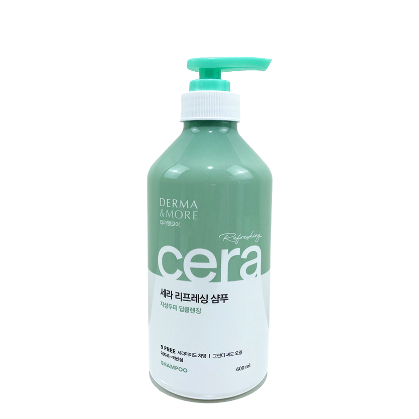 Bộ dầu gội và dầu xả phục hồi tóc hư tổn Derma & More giảm gãy rụng, dưỡng tóc bóng khỏe cho da đầu nhạy cảm 600ml